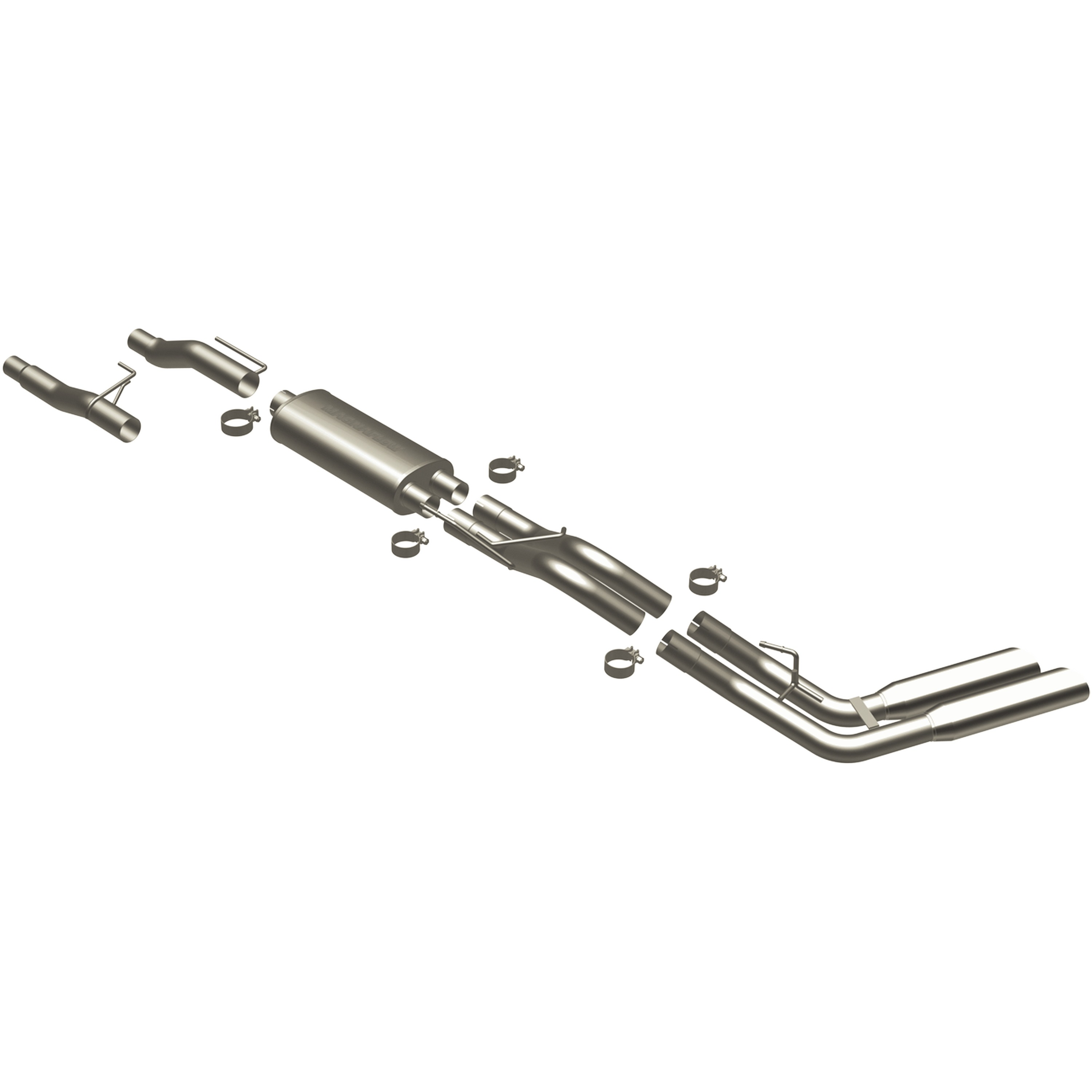 MagnaFlow Exhaust Products 16523 Street Series Stainless Cat-Back System